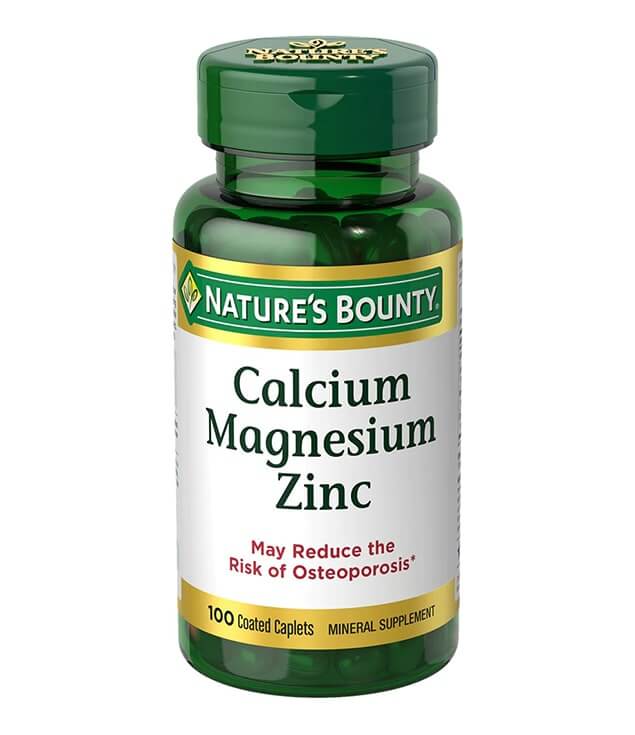NATURE'S BOUNTY | CALCIUM MAGNESIUM ZINC CAPLETS